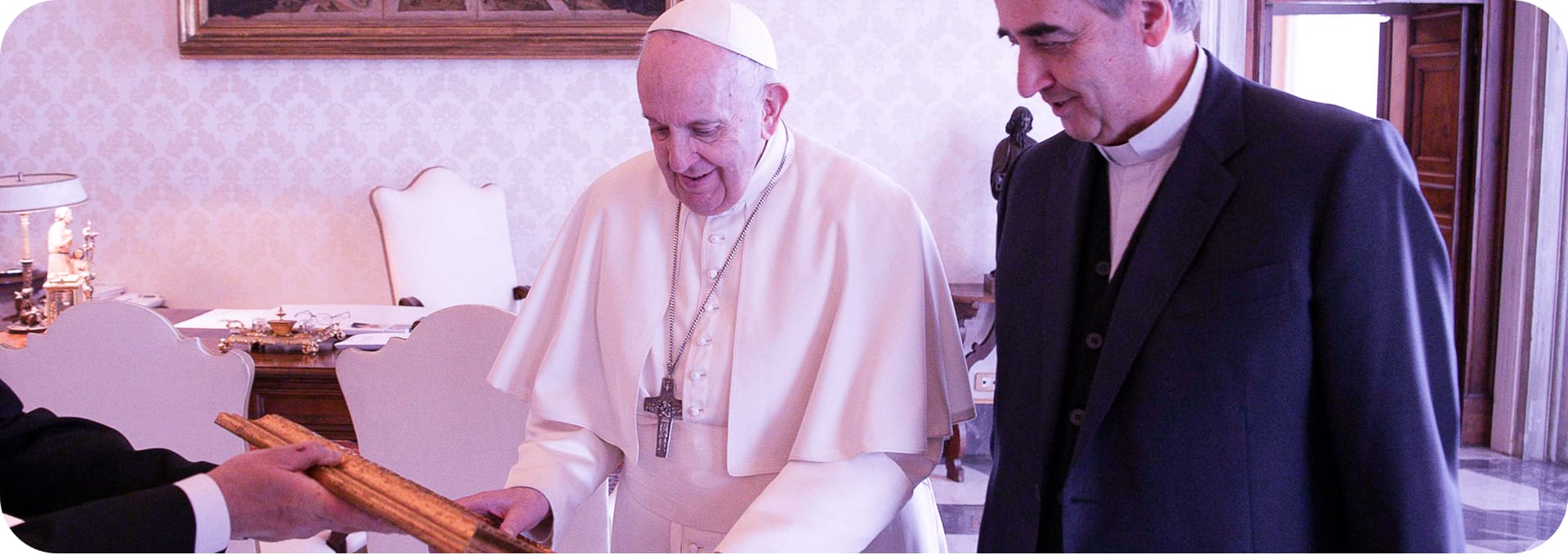 Padre Geral Escolápio encontra com o Papa Francisco